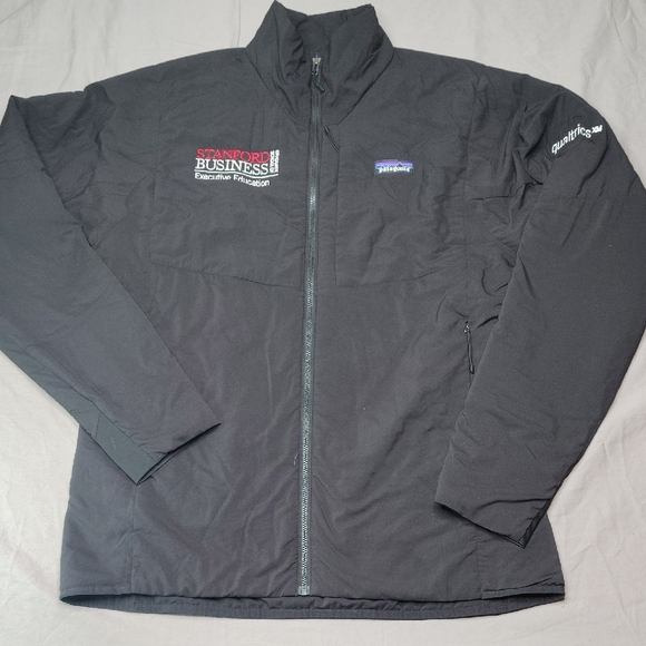 Patagonia Nano Air Jacket Size Medium Black Stanford Business Insulated Winter - Picture 1 of 16